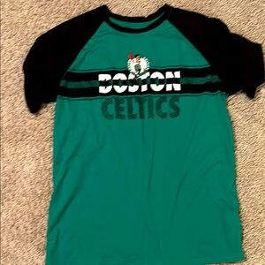Boston Celtics Green and Black T-Shirt Men's size Med
